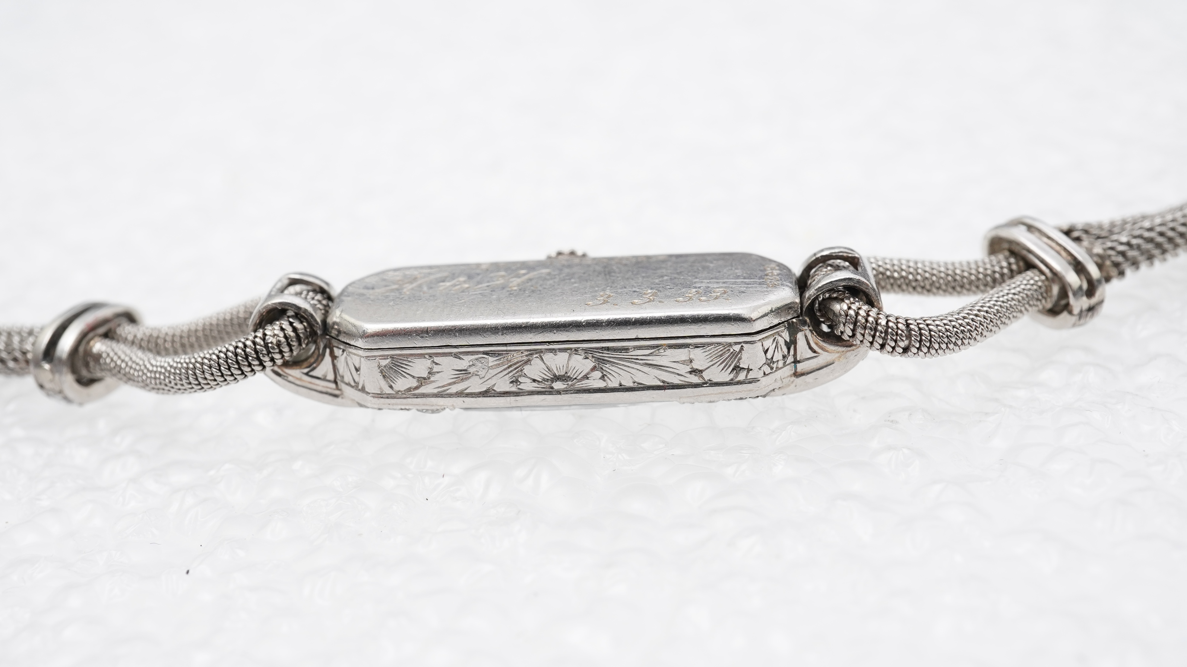 Boucheron, a lady's Art Deco diamond watch, France, circa 1933